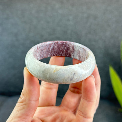 Natural Coral Bangle Leaf Style Size 53 mm