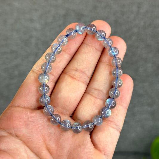 Natural Labradorite Bracelet Size 7.3 mm