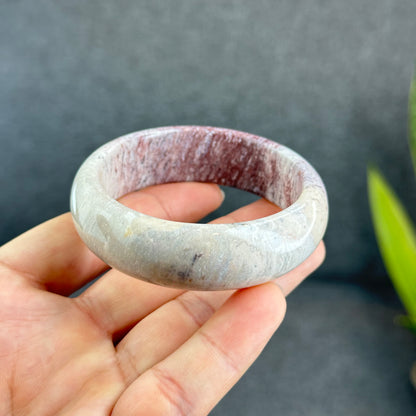 Natural Coral Bangle Leaf Style Size 53 mm