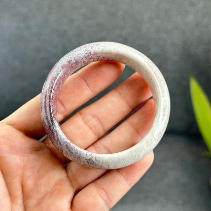 Natural Coral Bangle Leaf Style Size 53 mm