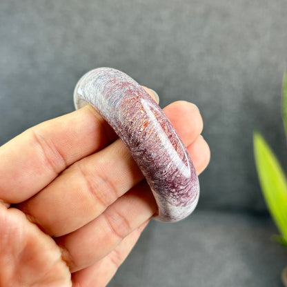Natural Coral Bangle Leaf Style Size 53 mm