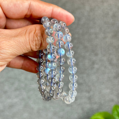 Natural Labradorite Bracelet Size 7.3 mm