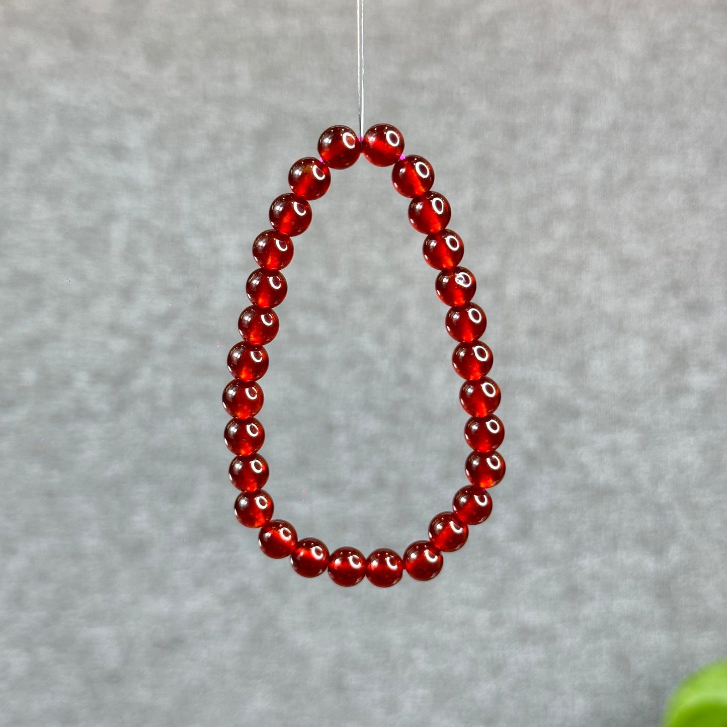 Natural Garnet VIP Bracelet size 7 mm