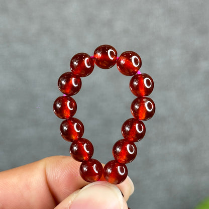 Natural Garnet VIP Bracelet size 7 mm