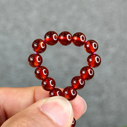 Natural Garnet VIP Bracelet size 7 mm