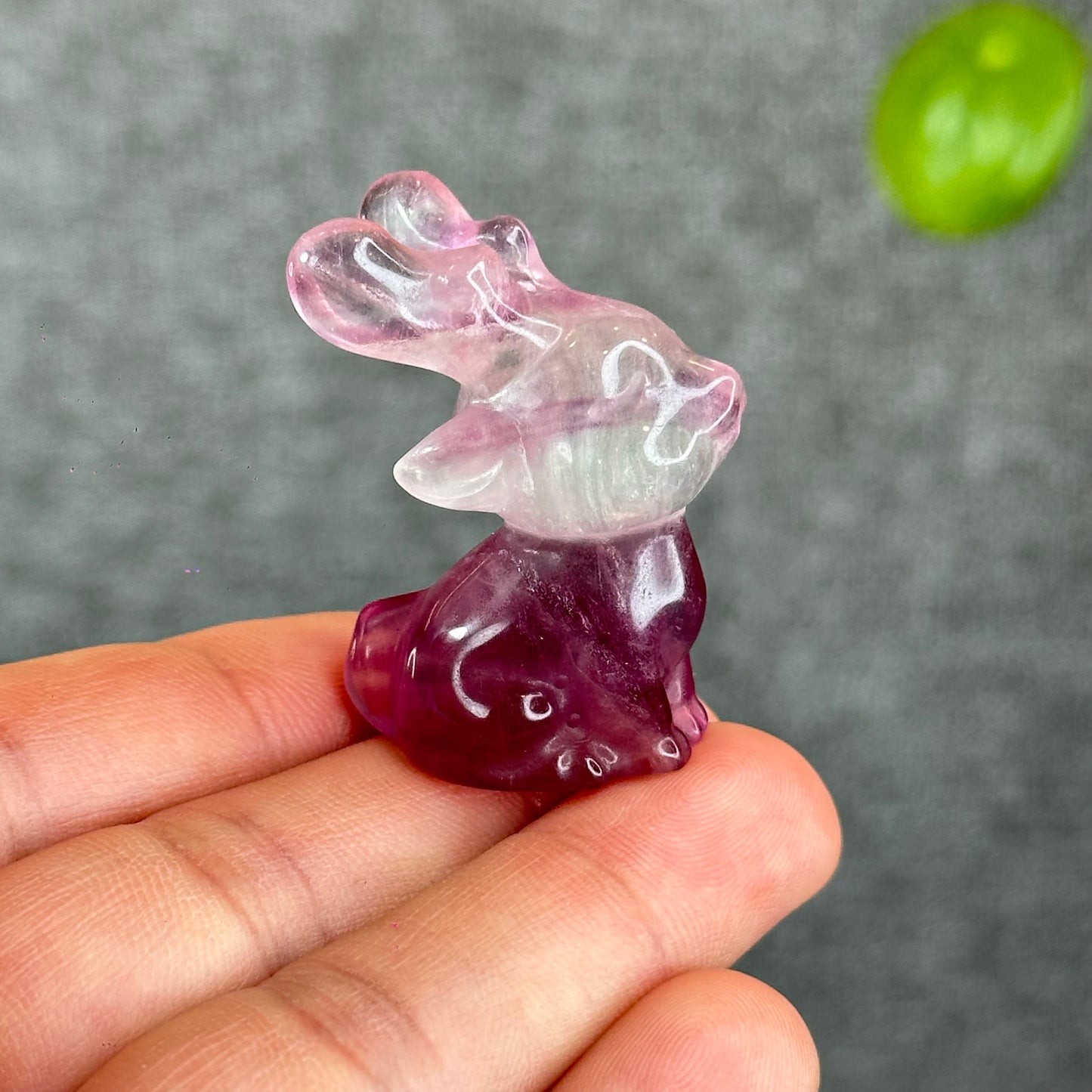 Natural Fluorite Deer Figurine