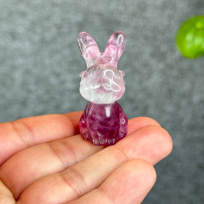 Natural Fluorite Deer Figurine