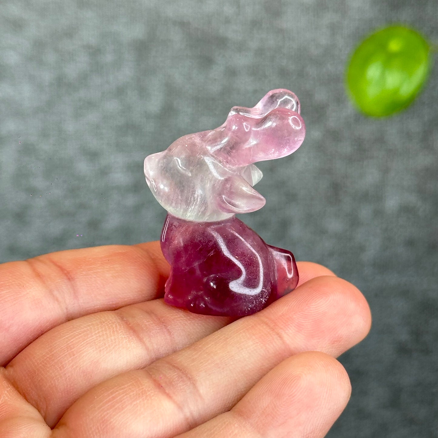 Natural Fluorite Deer Figurine