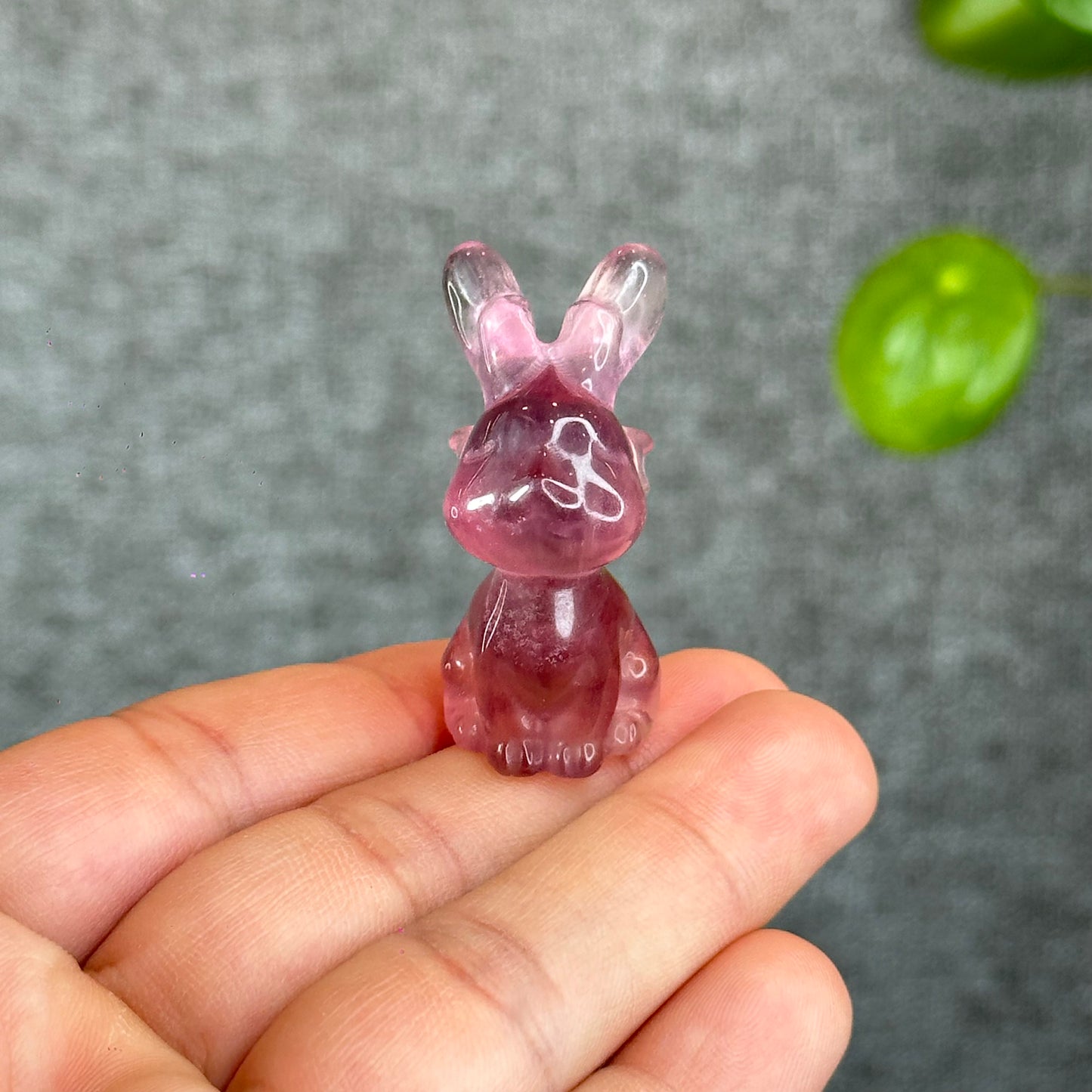 Natural Fluorite Deer Figurine