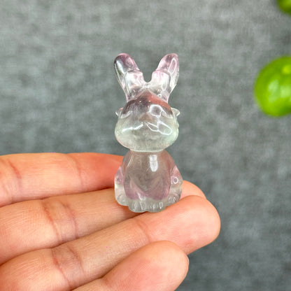 Natural Fluorite Deer Figurine