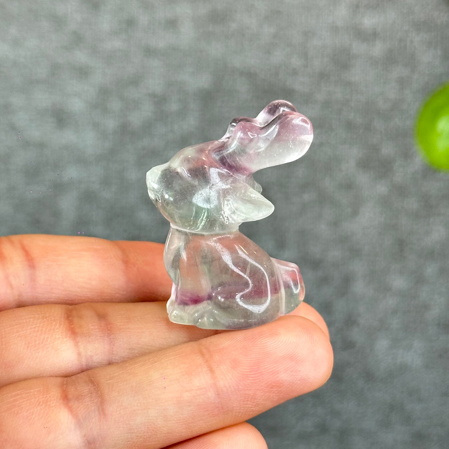 Natural Fluorite Deer Figurine