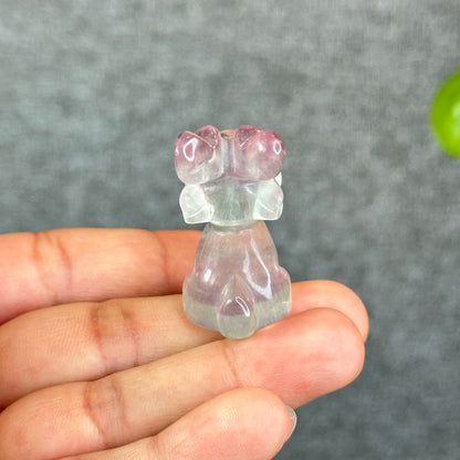 Natural Fluorite Deer Figurine