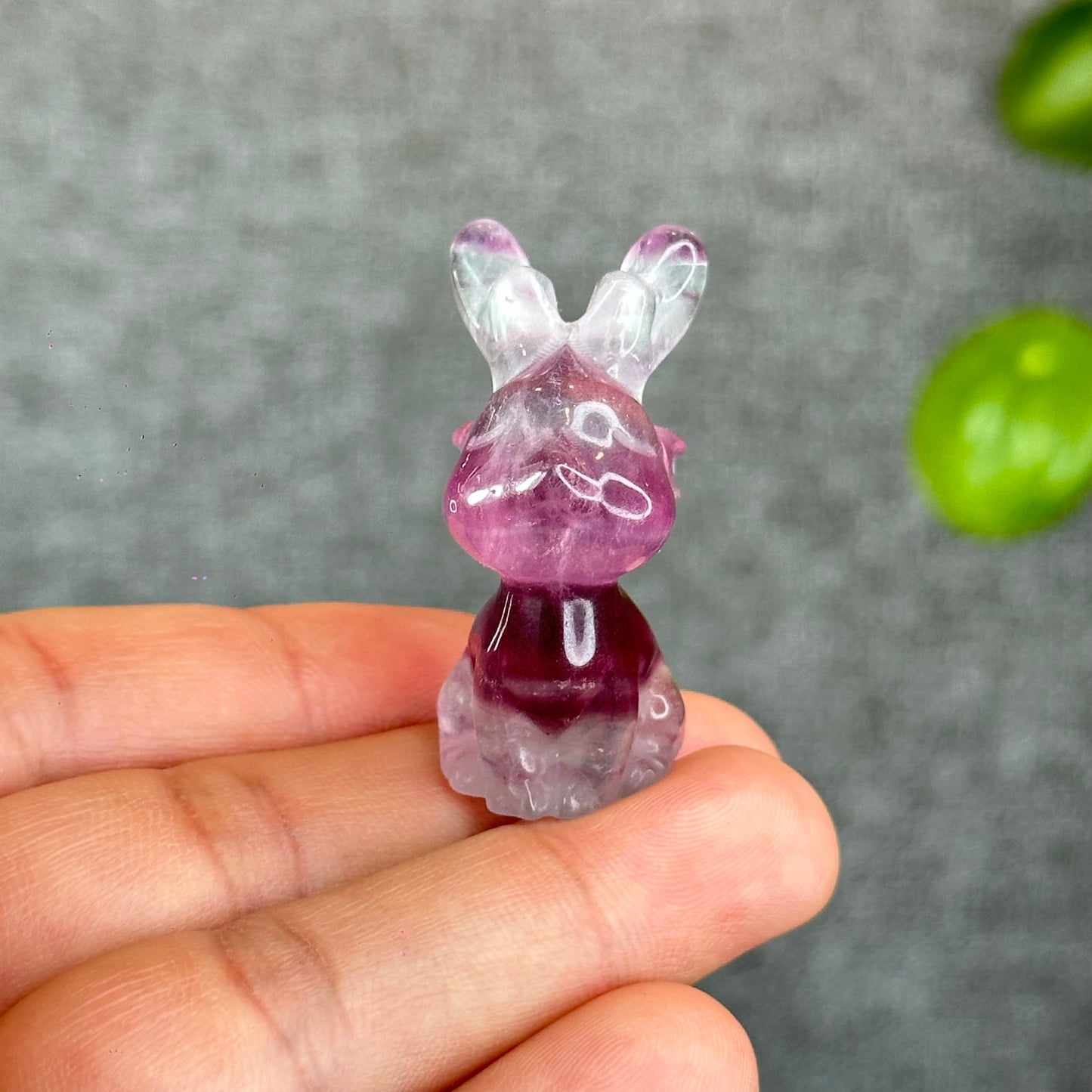 Natural Fluorite Deer Figurine