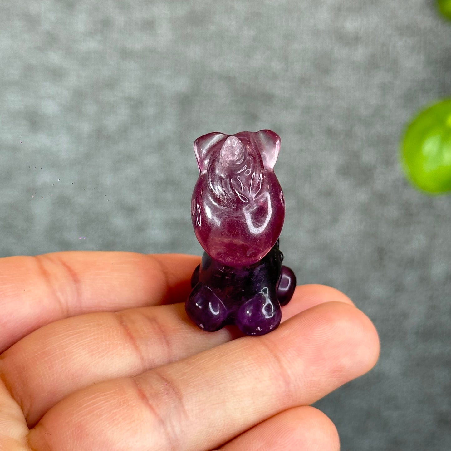 Natural Fluorite Unicorn Figurine