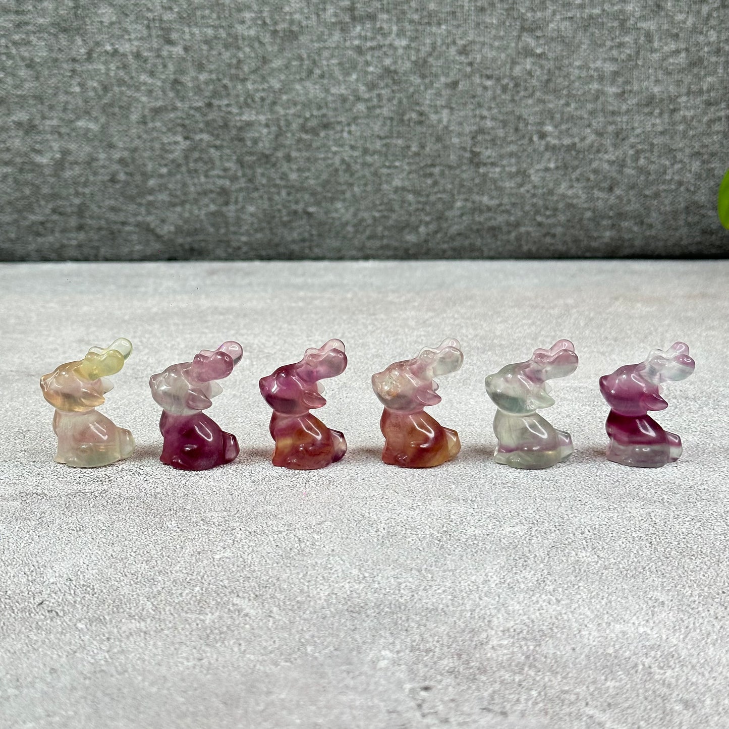 Natural Fluorite Deer Figurine