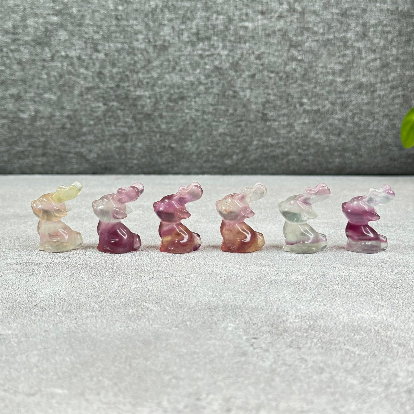 Natural Fluorite Deer Figurine