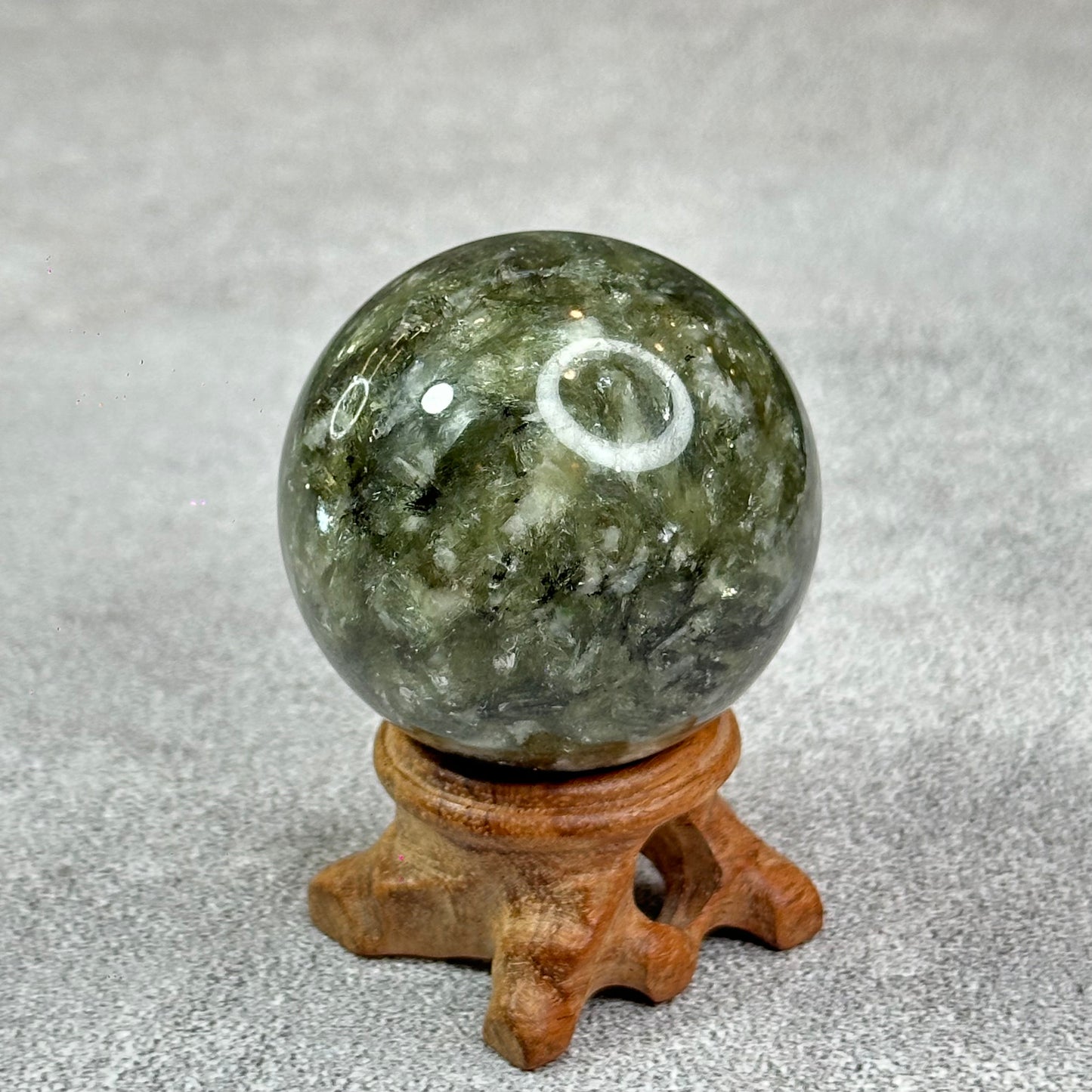 Natural Green Mica Sphere