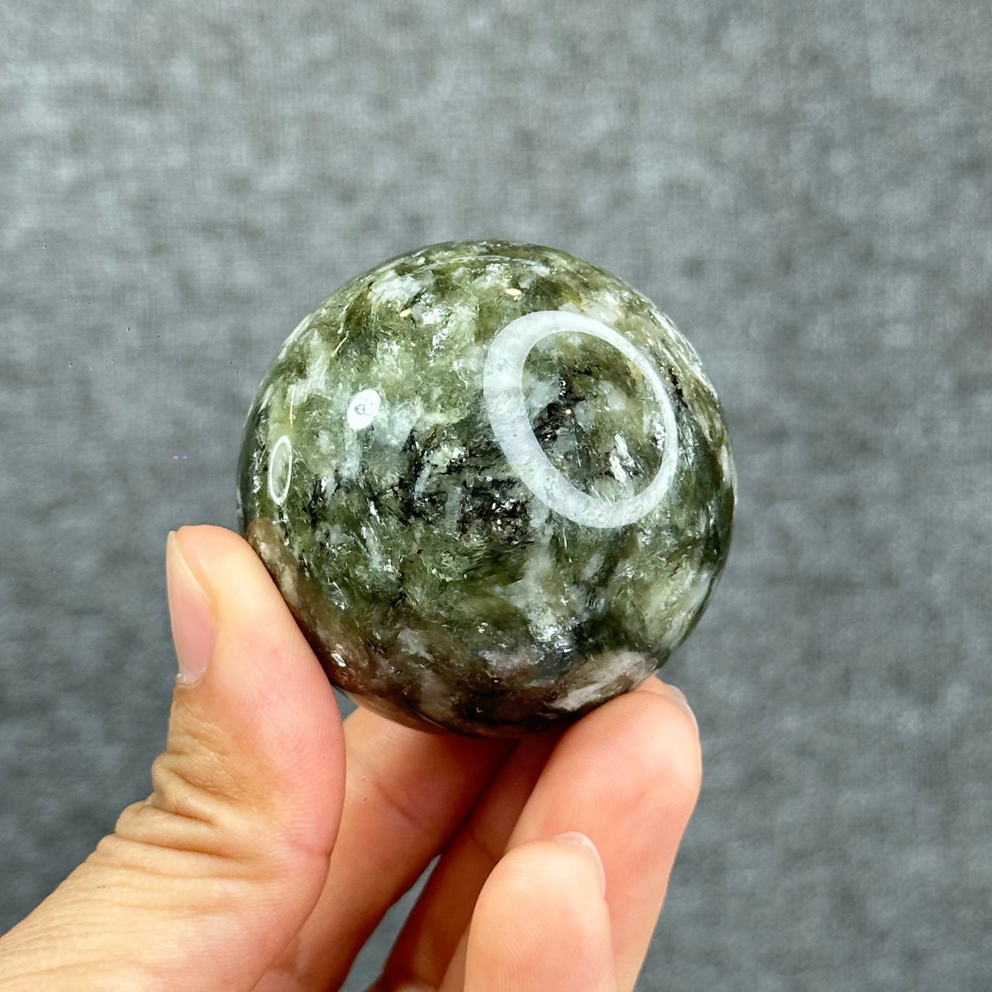 Natural Green Mica Sphere