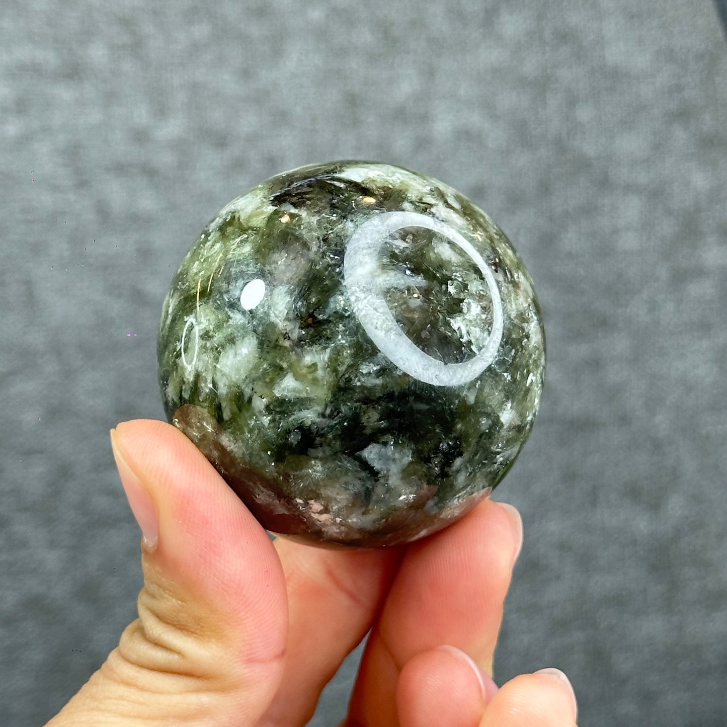 Natural Green Mica Sphere