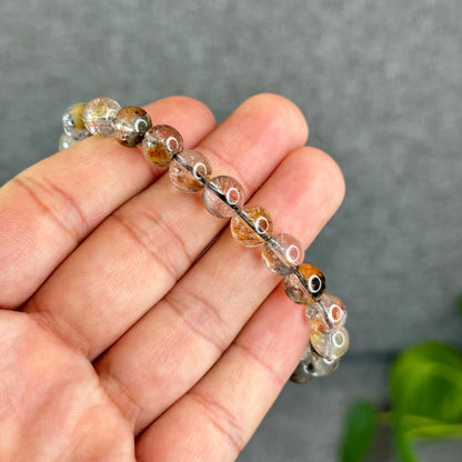 Natural Brookite with Healer Bracelet Size 8.3 mm