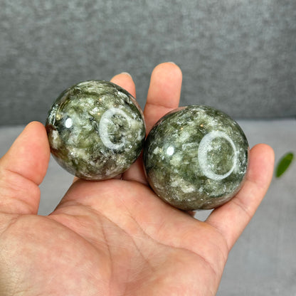 Natural Green Mica Sphere