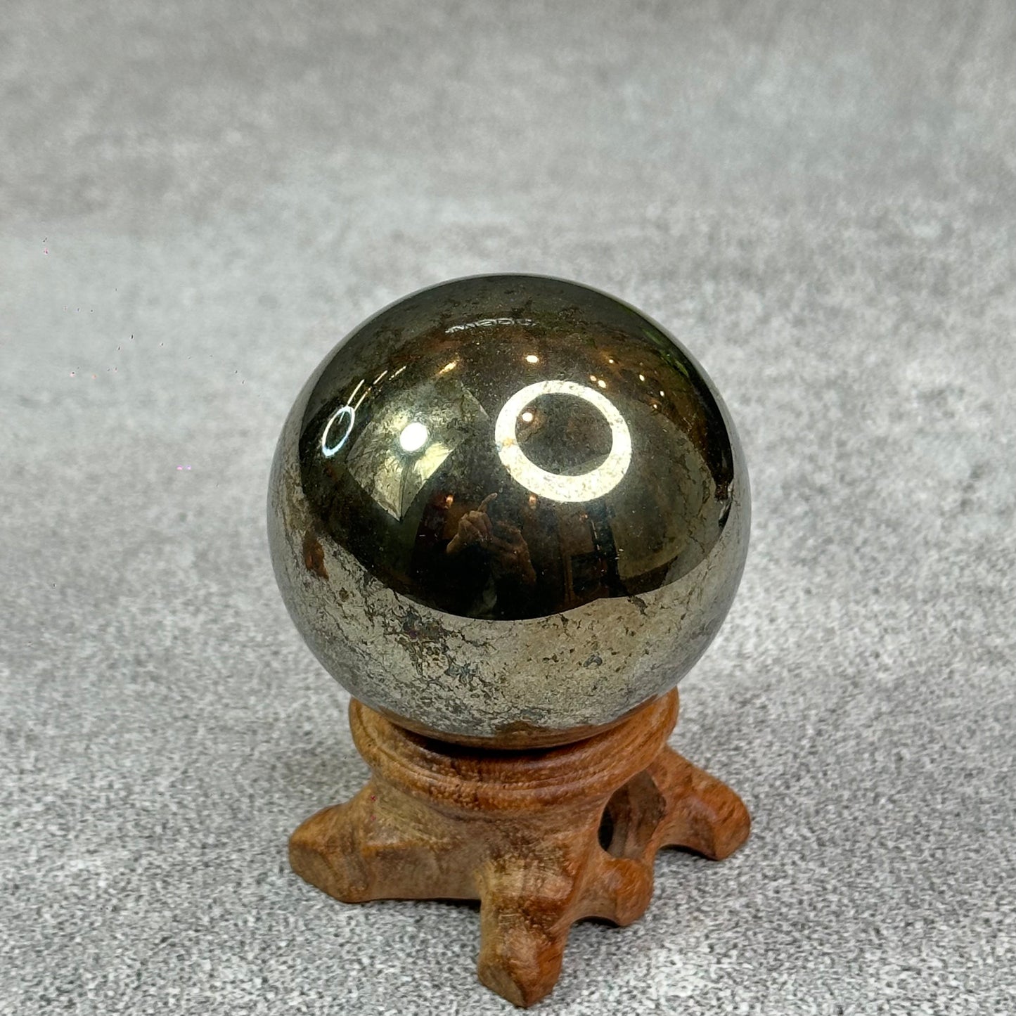 Natural Pyrite Sphere