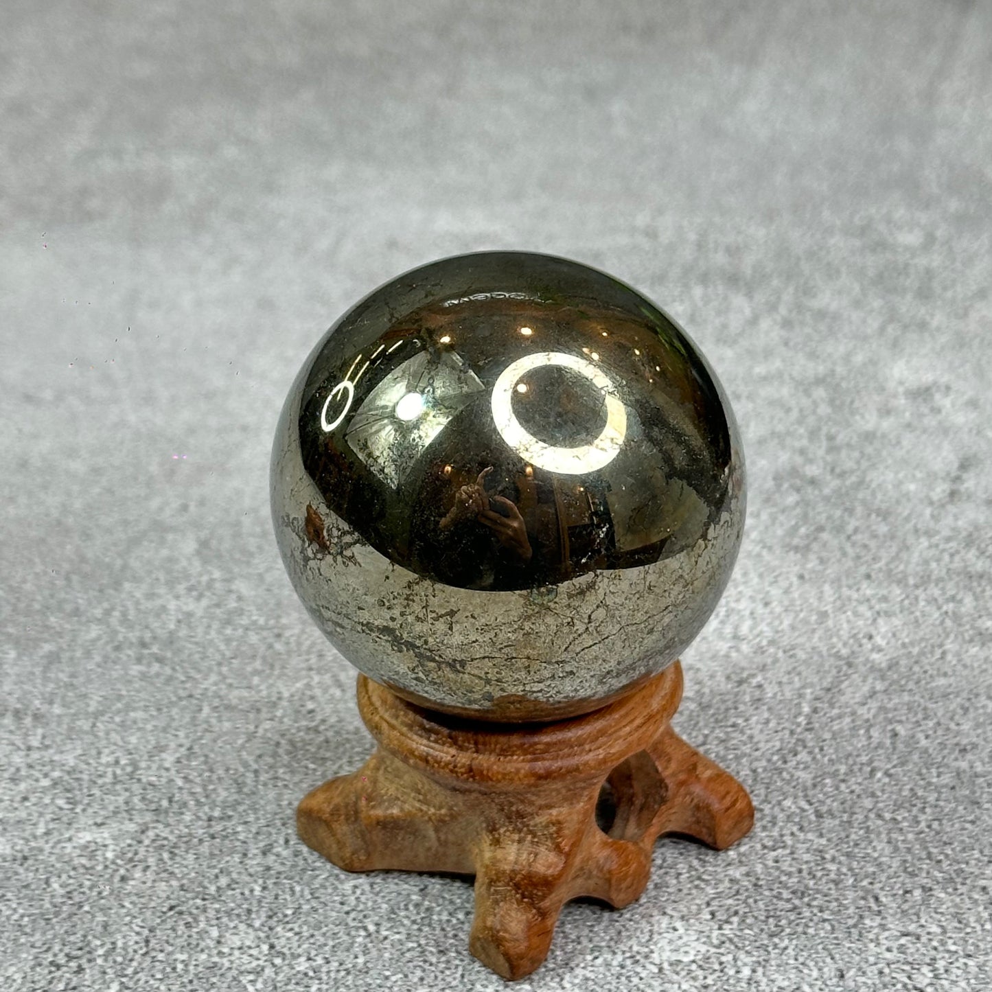 Natural Pyrite Sphere
