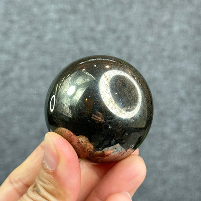 Natural Pyrite Sphere