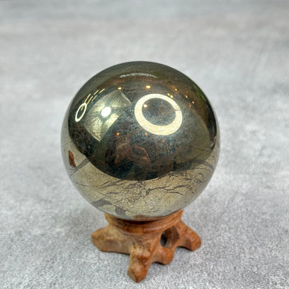 Natural Pyrite Sphere