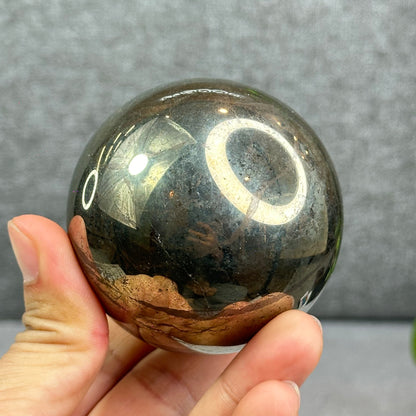 Natural Pyrite Sphere