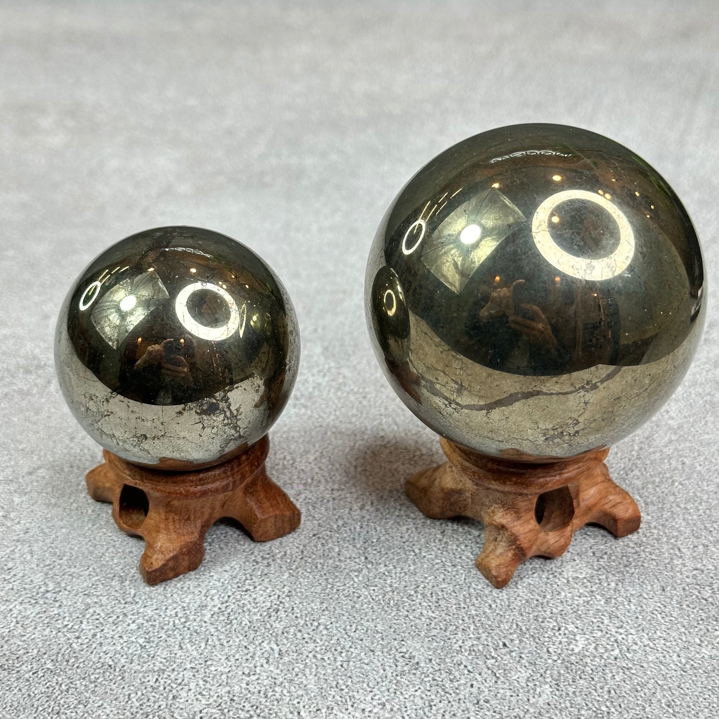 Natural Pyrite Sphere