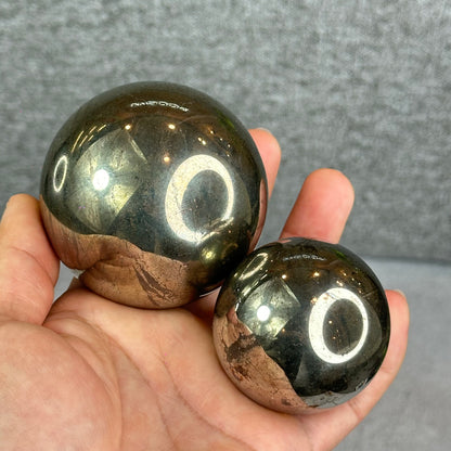 Natural Pyrite Sphere