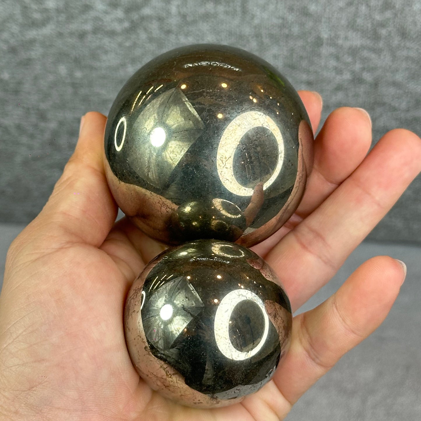 Natural Pyrite Sphere