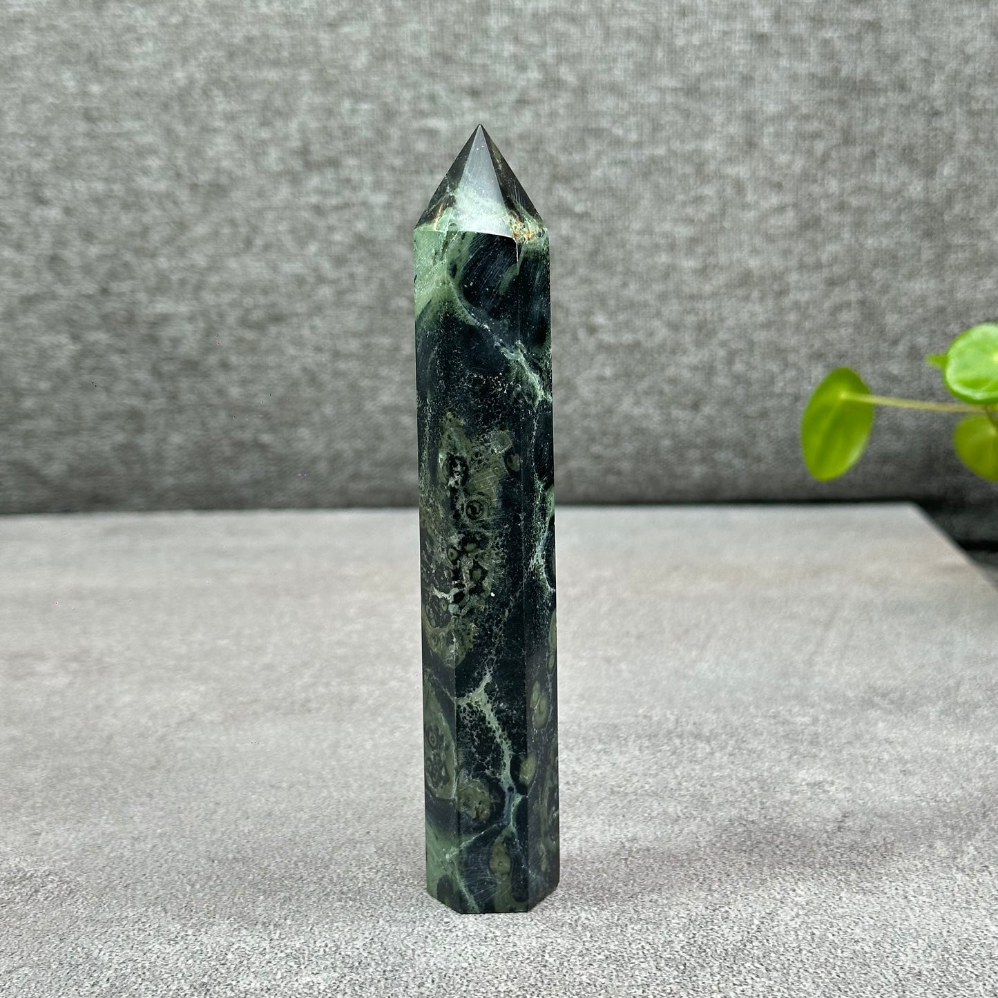 Natural Kambaba Jasper Tower