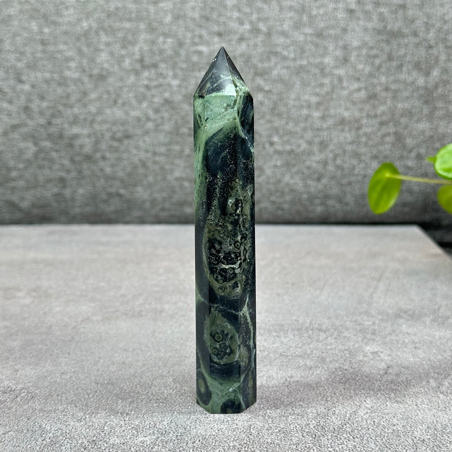 Natural Kambaba Jasper Tower