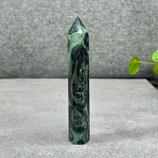 Natural Kambaba Jasper Tower