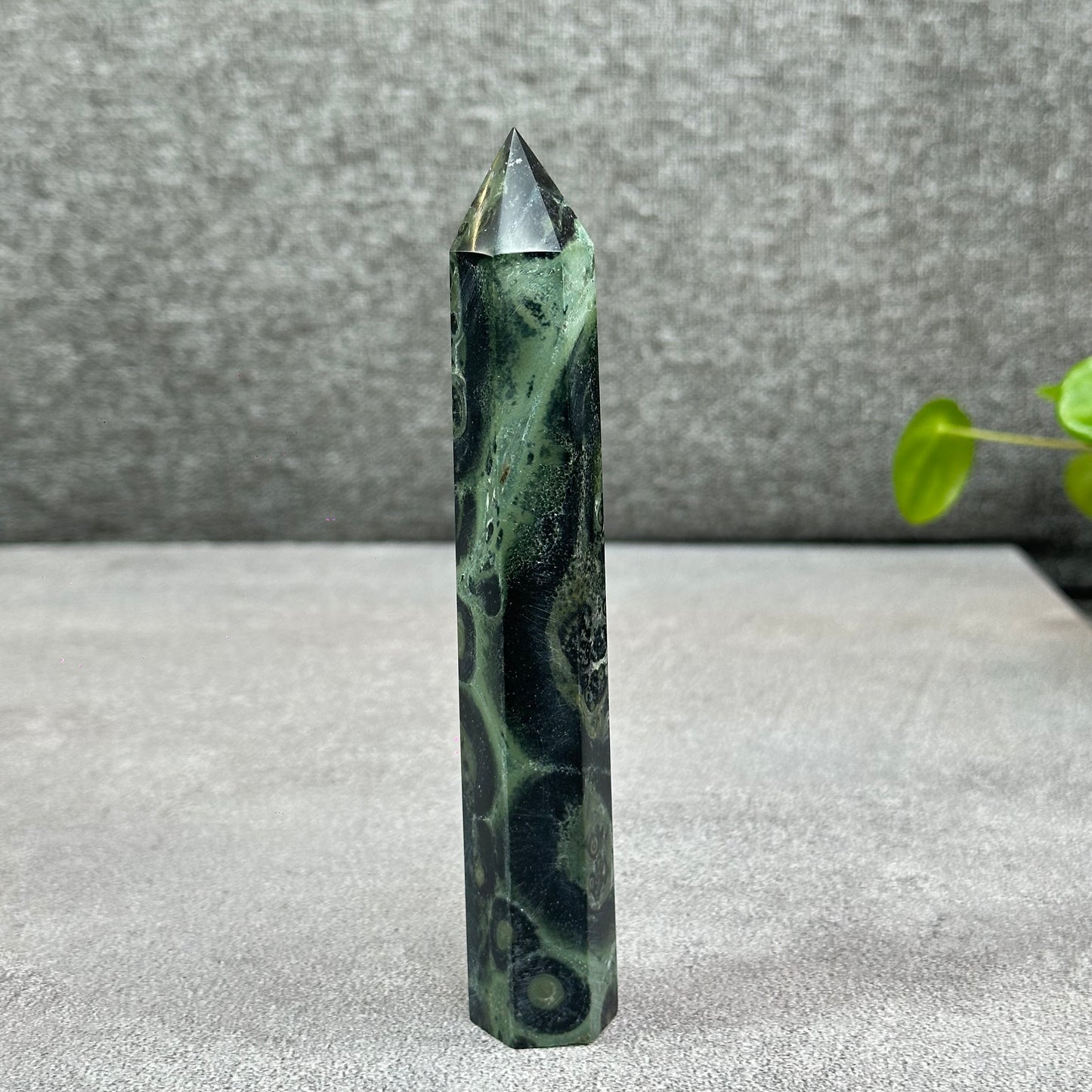 Natural Kambaba Jasper Tower