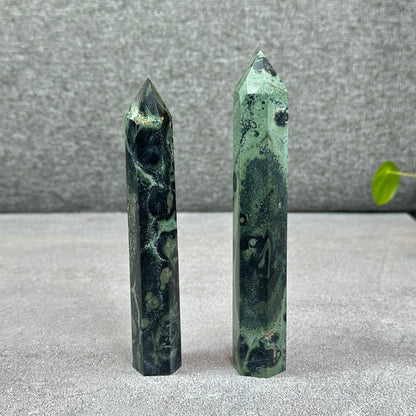 Natural Kambaba Jasper Tower
