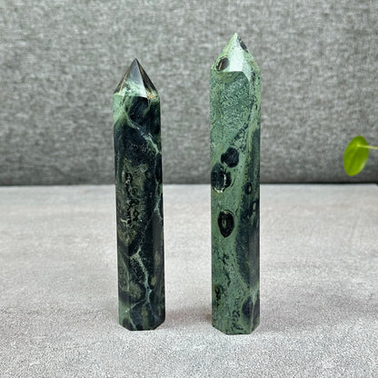 Natural Kambaba Jasper Tower