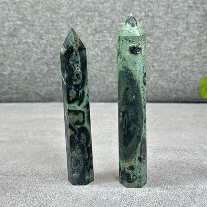 Natural Kambaba Jasper Tower