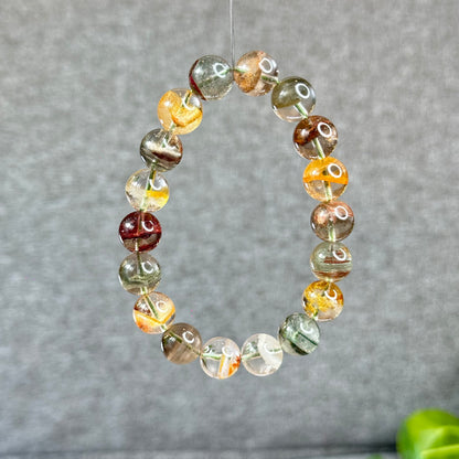 Bracelet de style plat carré à quartz paysage taille 11 mm