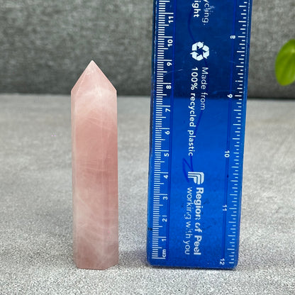 Natural Rose Quartz Tower