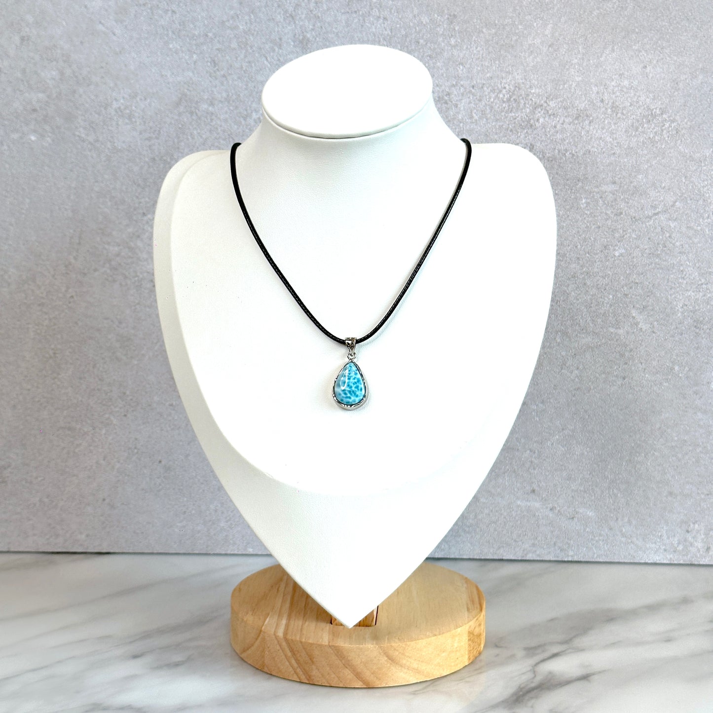 Larimar Pendent in Silver Setting