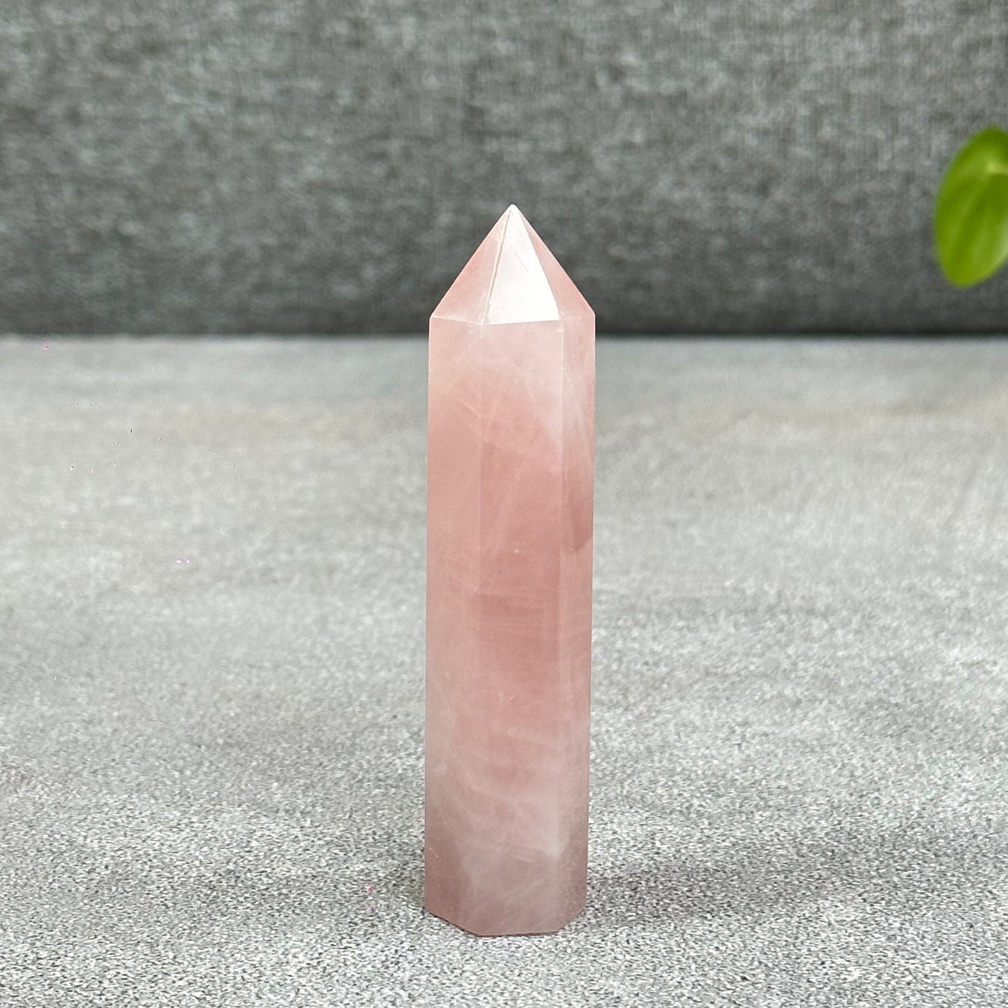 Natural Rose Quartz Tower