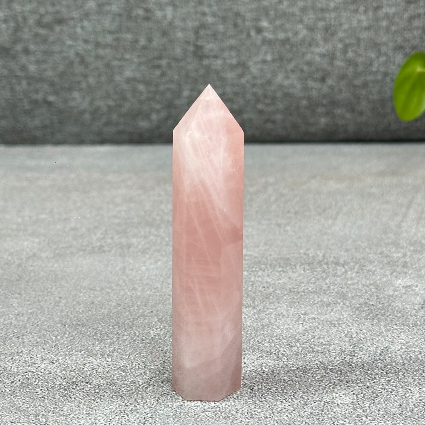 Natural Rose Quartz Tower