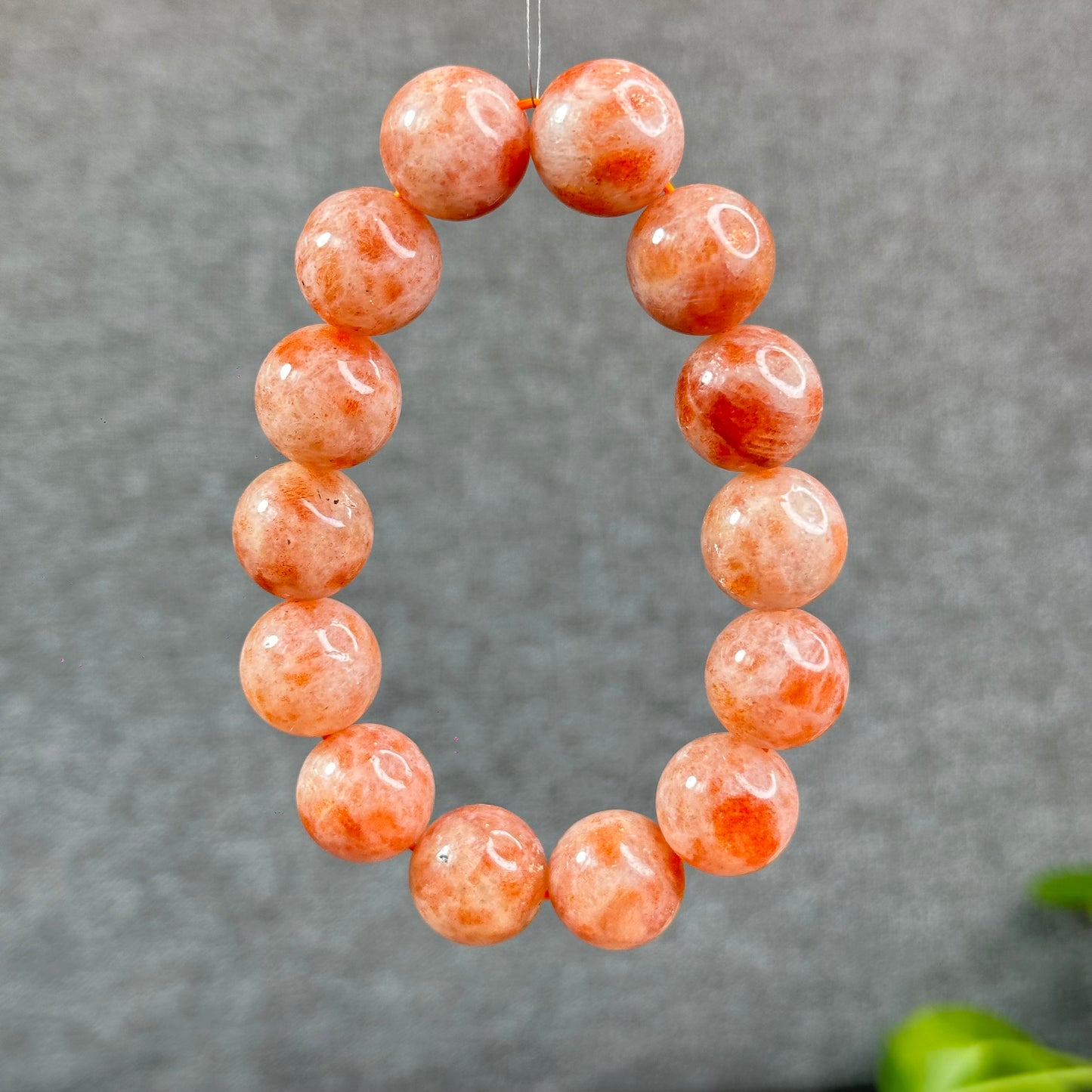 Natural Golden Sunstone Bracelet Size 15.5 mm