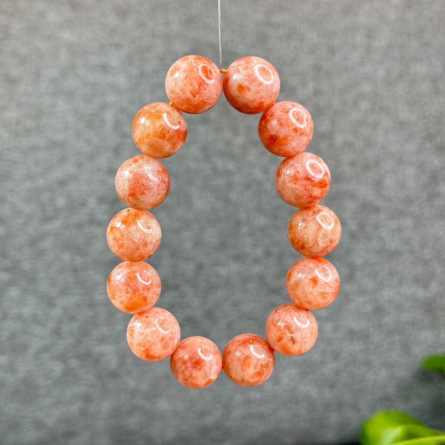 Natural Golden Sunstone Bracelet Size 15.5 mm