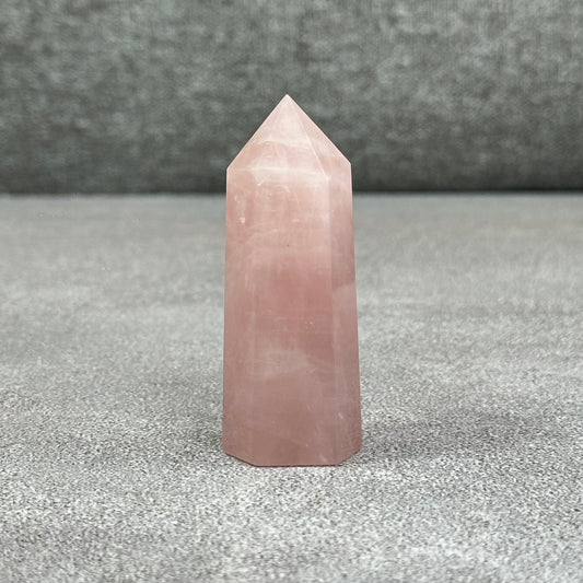 Natural Rose Quartz Tower