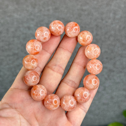 Natural Golden Sunstone Bracelet Size 15.5 mm