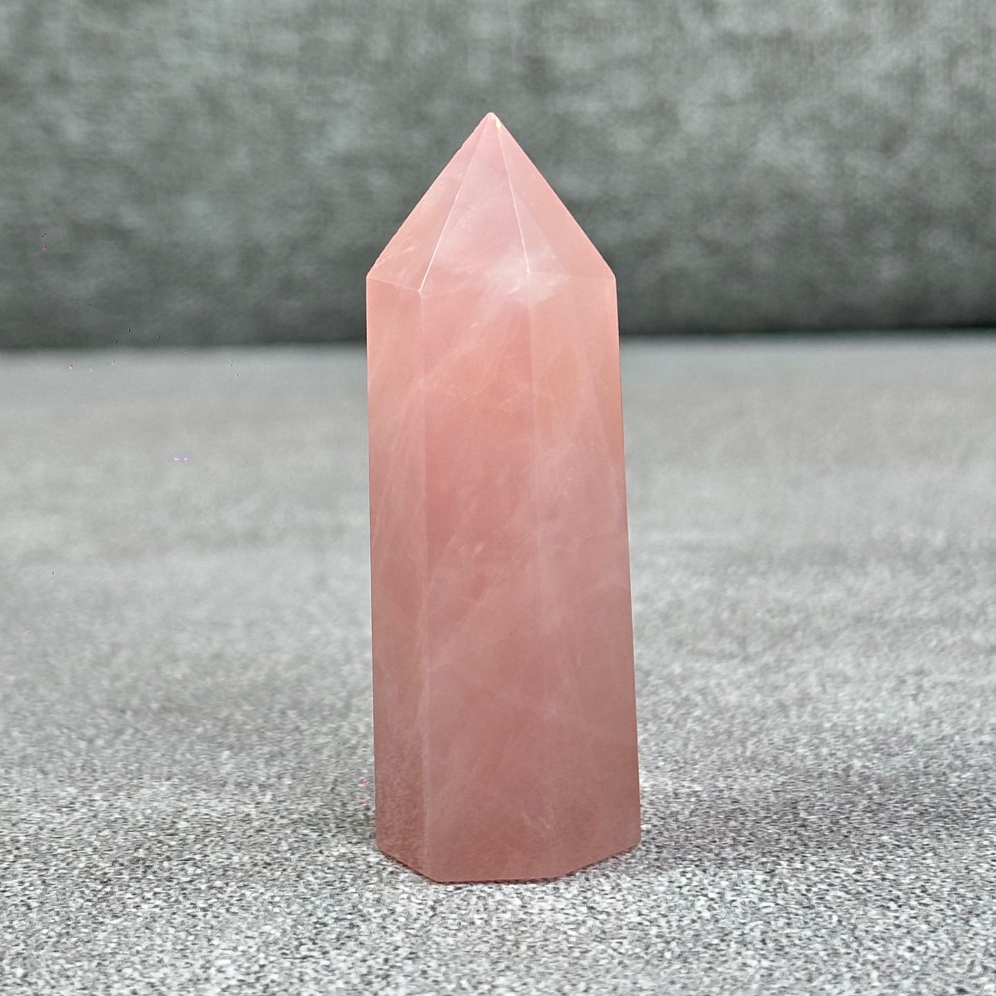 Natural Rose Quartz Tower